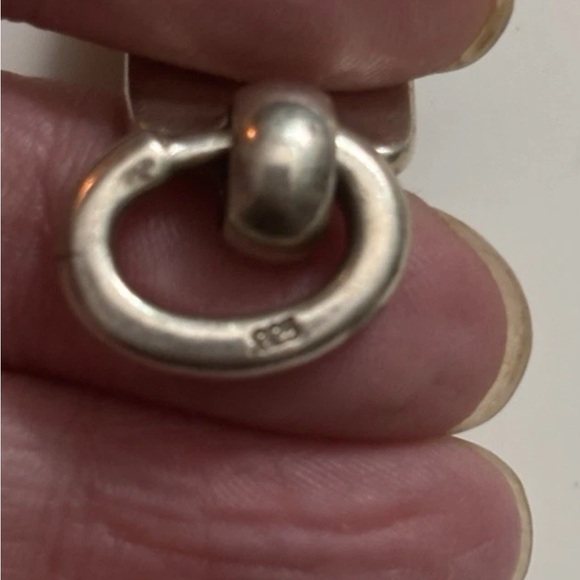 Ralph Lauren Sterling Silver/Leather bracelet - Picture 4 of 4